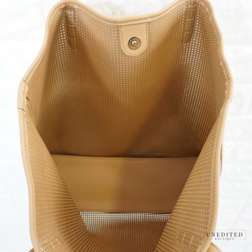 NWT - Perforated Vegan Leather Tote - Picture 5 of 7